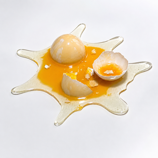 Realistic Egg Spill Toy