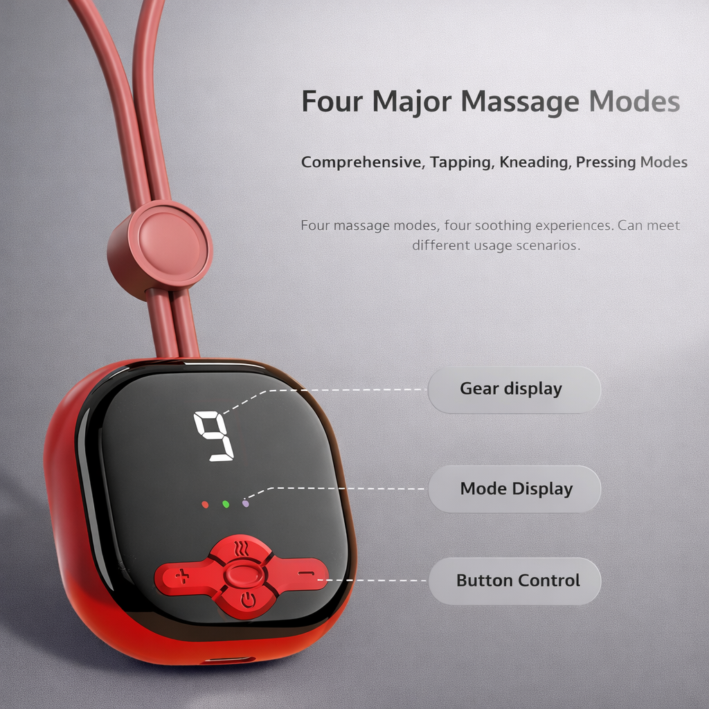 Relieve Neck Pain in 15 Minutes – Smart EMS Neck Massager